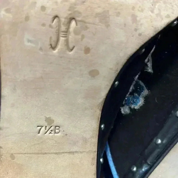 Cole Haan Kyrene Brown Suede Floral Embellished Mule Size 7.5 - Picture 4 of 6